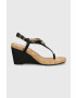 Lauren Ralph Lauren Сандали 802898612001 в черно със скосена платформа - Pepit.bg