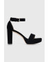 Lauren Ralph Lauren Сандали Velvet Sylvia в черно 802875279001 - Pepit.bg