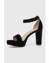Lauren Ralph Lauren Сандали Velvet Sylvia в черно 802875279001 - Pepit.bg
