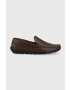 Lee Cooper Кожени мокасини мъжко в кафяво - Pepit.bg