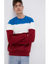 Lee Cooper Суичър мъжки в червено с апликация - Pepit.bg