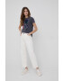 Lee Дънки Wide Leg Long White - Pepit.bg