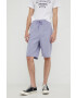 Lee Къс панталон с лен Relaxed Drawstring S Misty Lilac в лилаво - Pepit.bg