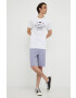 Lee Къс панталон с лен Relaxed Drawstring S Misty Lilac в лилаво - Pepit.bg