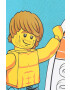 Lego Детска тениска в синьо с принт - Pepit.bg