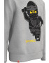 Lego Детски памучен суичър Wear в сиво с принт - Pepit.bg