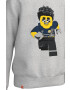 Lego Детски памучен суичър Wear в сиво с принт - Pepit.bg