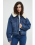 Levi's Дънково яке с вълна в тъмносиньо преходен модел - Pepit.bg