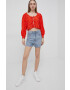 Levi's Блуза дамска в червено - Pepit.bg