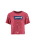 Levi's Детска памучна тениска в червено - Pepit.bg