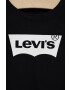Levi's Детска памучна тениска в черно - Pepit.bg