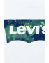 Levi's Детска памучна тениска в бяло с принт - Pepit.bg