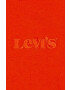 Levi's Детска памучна тениска в червено с изчистен дизайн - Pepit.bg