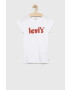 Levi's Детска памучна тениска в бяло - Pepit.bg