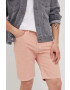 Levi's Дънкови къси панталони мъжко в розово - Pepit.bg