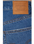 Levi's Дънкови къси панталони с изчистен дизайн с висока талия - Pepit.bg