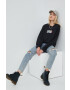 Levi's Памучен суичър в черно с принт - Pepit.bg