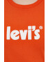Levi's Памучна тениска в оранжево - Pepit.bg