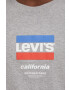 Levi's Памучна тениска в сиво с принт - Pepit.bg