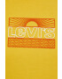 Levi's Памучна тениска в жълто - Pepit.bg