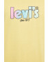 Levi's Памучна тениска в жълто с принт - Pepit.bg