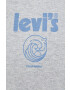Levi's Памучна тениска в сиво с принт - Pepit.bg