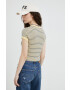 Levi's Памучна тениска в бежово - Pepit.bg