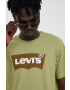 Levi's Памучна тениска в зелено с принт - Pepit.bg