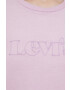 Levi's Памучна тениска в лилаво - Pepit.bg