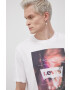 Levi's Памучна тениска в бяло с принт - Pepit.bg