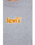 Levi's Памучна тениска в сиво - Pepit.bg