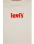 Levi's Памучна тениска в кремаво - Pepit.bg