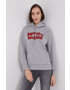 Levi's Суичър дамски в сиво с принт - Pepit.bg
