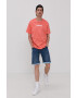 Levi's Тениска мъжка в оранжево с принт - Pepit.bg