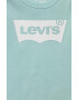 Levi's Бебешки памучен комплект в тюркоазено - Pepit.bg