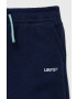 Levi's Бебешки шорти в синьо с изчистен дизайн - Pepit.bg