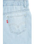 Levi's Детска дънкова рокля в синьо къса със стандартна кройка - Pepit.bg