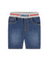 Levi's Детски дънков къс панталон в синьо с принт - Pepit.bg