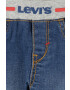 Levi's Детски дънков къс панталон в синьо с принт - Pepit.bg