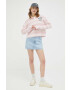 Levi's Дънкова пола в синьо къс модел със стандартна кройка - Pepit.bg