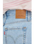 Levi's Дънкова пола в синьо къс модел със стандартна кройка - Pepit.bg