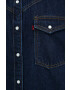 Levi's Дънкова рокля в тъмносиньо къс модел с уголемена кройка - Pepit.bg