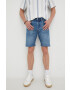 Levi's Дънкови къси панталони в тъмносиньо - Pepit.bg
