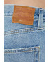Levi's Дънкови къси панталони с десен с висока талия - Pepit.bg