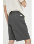 Levi's Къс панталон с лен в сиво - Pepit.bg