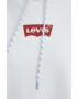 Levi's Памучен суичър в бяло с качулка с принт - Pepit.bg