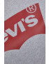 Levi's Памучен суичър дамски в сиво с принт - Pepit.bg