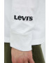 Levi's Памучна блуза с дълги ръкави в бяло с принт - Pepit.bg