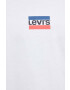 Levi's Памучна блуза с дълги ръкави в бяло с принт - Pepit.bg