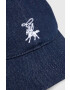 Levi's Памучна шапка с козирка в синьо с апликация - Pepit.bg